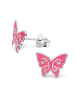 schmuck23 Silber-Ohrringe Schmetterling 0,7 cm x 0,8 cm