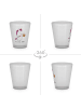 Mr. & Mrs. Panda Shotglas Einhorn Künstler ohne Spruch in Transparent