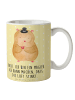 Mr. & Mrs. Panda Tasse Hamster Hut mit Spruch in Gelb Pastell