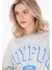 myMO ATHLSR Women Sweatshirt in light grey melange