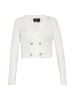 NAEMI Damen Cardigan in Wollweiss
