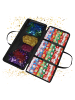 relaxdays Geschenkpapier Aufbewahrung in Schwarz - (B)82 x (H)34 x (T)13 cm