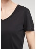 s.Oliver T-Shirt kurzarm in Schwarz