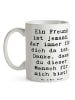 Mr. & Mrs. Panda Tasse Spruch Freund fürs Leben mit Spruch in Weiß