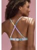 Venice Beach Triangel-Bikini-Top in lila bedruckt