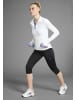 FAYN SPORTS Sweatjacke in weiß