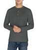 normani Herren Langarm Shirt aus Bio-Baumwolle Neuville in Anthrazit