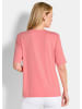 GOLDNER Jerseyshirt mit Blende in koralle