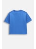Coccodrillo Baumwoll-T-Shirt mit kurzen Ärmeln in kobaltblau
