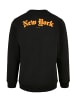 F4NT4STIC Sweatshirt New York Orange CREW in schwarz