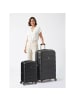 Delsey Meteor 4-Rollen Kofferset S + L mit Dehnfalte in deep black