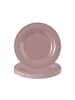 Seltmann Weiden 6er Set Brotteller Beat Color Glaze ø 17 cm in Altrosa