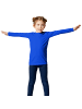 tectake Einfarbiges Langarm-Shirt für Kinder, blau