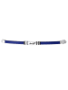 Adeliás Herren Armband aus Edelstahl 21 cm in blau