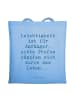 Mr. & Mrs. Panda Tote Bag Spruch Leichtigkeit für Profis mit Spruch in Sky Blue
