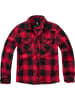 Brandit Hemd "Kids Check Shirt Long Sleeve" in Rot