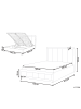 Beliani 3-tlg Doppelbett QUIBERON in Beige