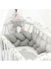 nordic coast company  Bettschlange geflochten, waschbar, feste Enden, extra breit