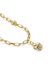 Luxenter Halskette Flor mit 18 Karat Gelbgold-Finish-FLOR