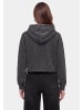 myMo ROCKS Women Hoodie in Grey Stone Wash