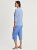 Calida Pyjama in hydrangea blue