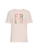 Camel Active T-Shirt aus reiner Baumwolle in Lilarosa