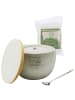 UNUS Outdoorkerze Kerzen quaderförmig 2er Set handgemacht in Grau