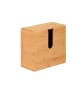 relaxdays Papierhandtuchspender in Natur - (B)27 x (H)26 x (T)13 cm
