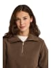 Polo Club Sweatshirt WOMAN SIA POLAR LONG SLEEVE REGULAR FIT in Braun
