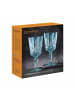 Nachtmann 2er Set Cocktail- / Weingläser Noblesse Colors 355 ml in Aqua