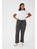 KAFFE curve Casual Hose KColena in Dark Grey Melange