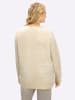 sheego by Joe Browns V-Ausschnitt-Pullover in champagner