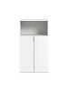 ebuy24 Schuhschrank ProjektX Weiß 60 x 37 cm