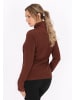 faina Damen Fleecepullover in Braun