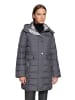 Betty Barclay Steppjacke mit abnehmbarer Kapuze in Dunkelgrau