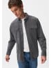 Camel Active Cordhemd mit 2-Wege Stretch in Schwarz