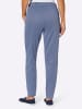 Sieh an! Jersey-Hose in jeansblau-ecru-meliert