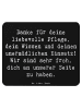 Mr. & Mrs. Panda Mousepad Spruch Dankbare Pflegekraft mit Spruch in Schwarz