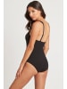 Sea Level Essentials Spliced Multifit Waisted One Piece in BLACK