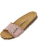 Palado Pantoletten Malta EGS Velours Premium Leather in Rosa
