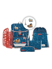 Step by Step Schulranzen-Set 2IN1 PLUS „Wild Horse Ronja“, 9-teilig, blau