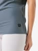 super.natural Merino T-Shirt W YOGA LOOSE TEE in Grau-Blau