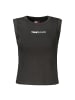 Tommy Hilfiger Schwarz Damen Tanktop Top aus Baumwolle