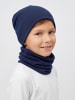 TupTam Unisex Kinder Beanie Mütze Schlauchschal Set in dunkelblau