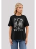 F4NT4STIC T-Shirt Justin Bieber Purpose Album Cover in off black