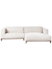 Beliani Ecksofa VENG in Weiß - (W) 310 x (H) 84 x (L) 155 cm