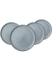 Ritzenhoff & Breker 4er Set Pizzateller Salerno in Grau ø 32 cm in grau