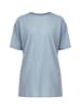 Finn Flare Kurzarmshirt Basic in grey-blue