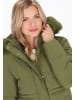 Usha Women Coat in olive