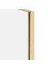 Beliani Duschwand WASPAM in Transparent/Gold - (W) 80 x (H) 190 x (L) 80 cm